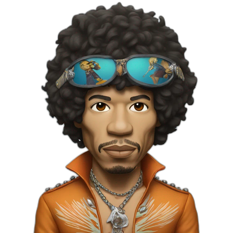 jimi hendrix emoji