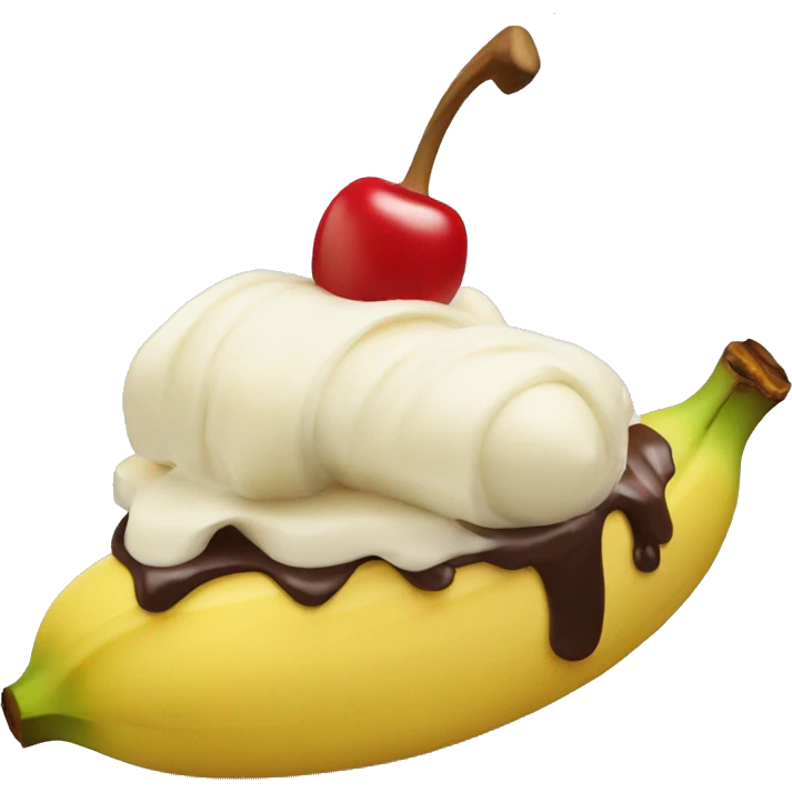 Banana split emoji
