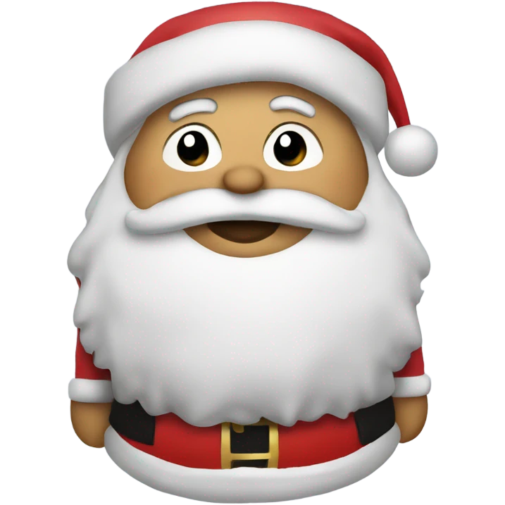 santa fat hairy belly emoji