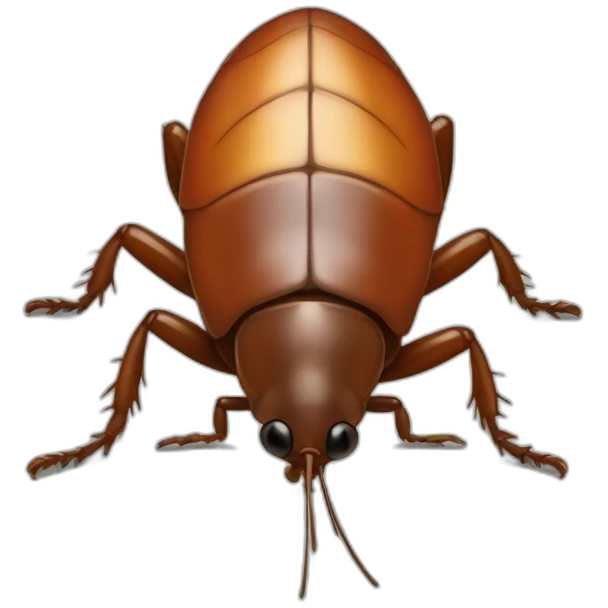 Cockroach in coat emoji