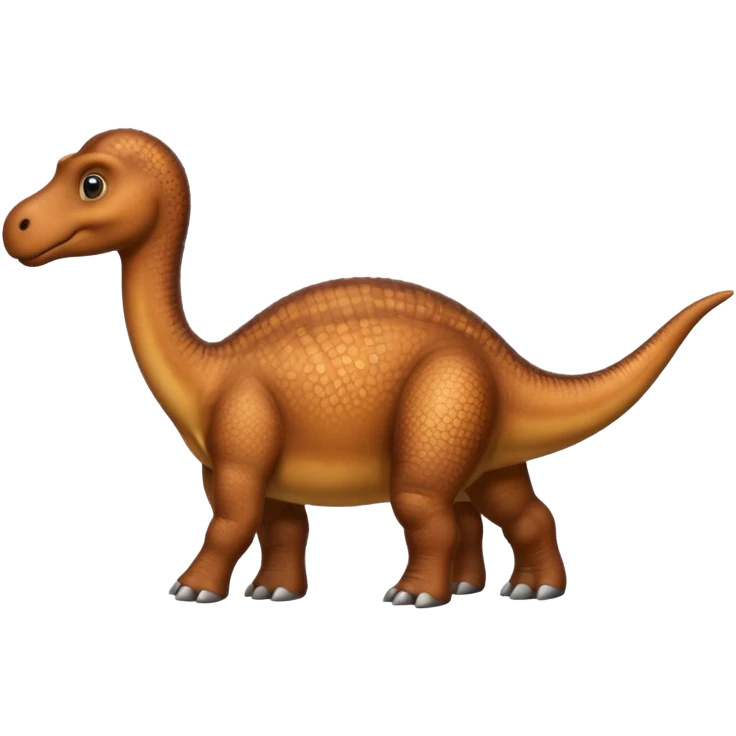 Brown Apatosaurus  emoji