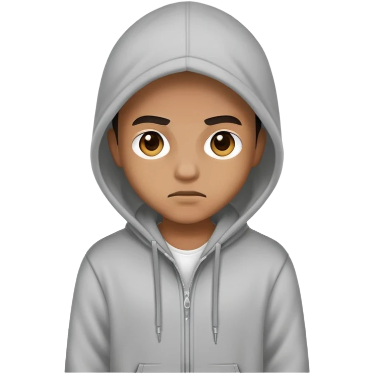 гангстер в капюшоне emoji