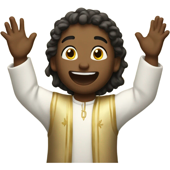 Praising the lord emoji