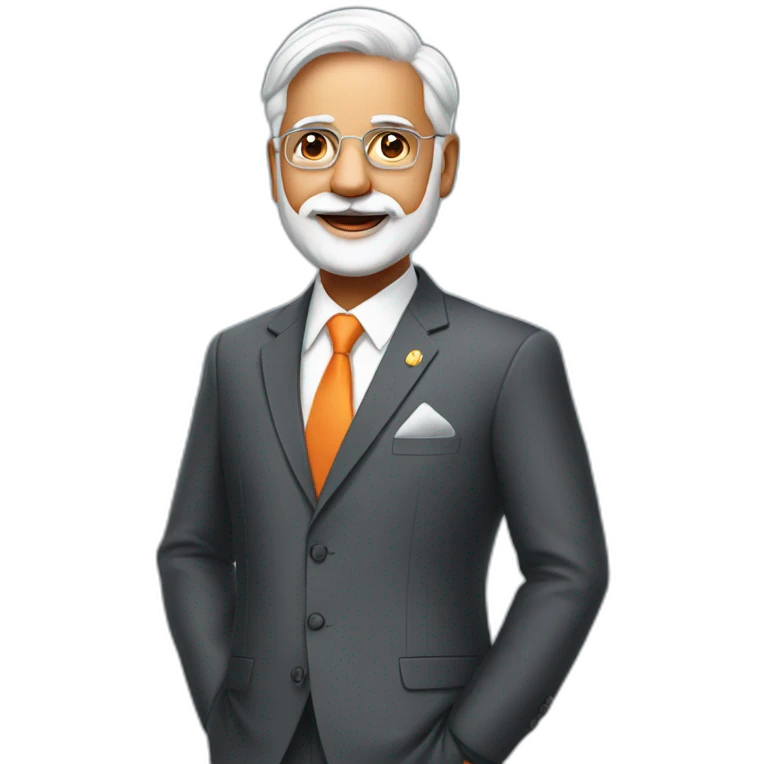 NARINDER MODI IN SUIT emoji