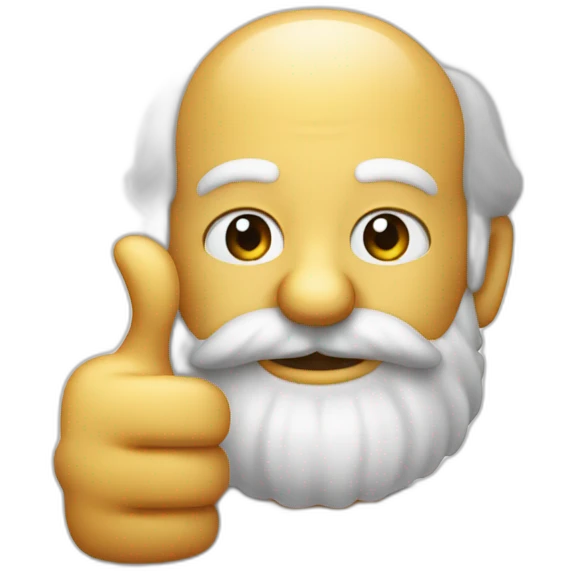 Marx thumbs up emoji
