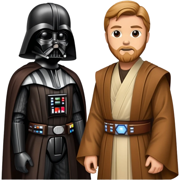 Дарт Вейдер с Оби-Ваном Кеноби  emoji
