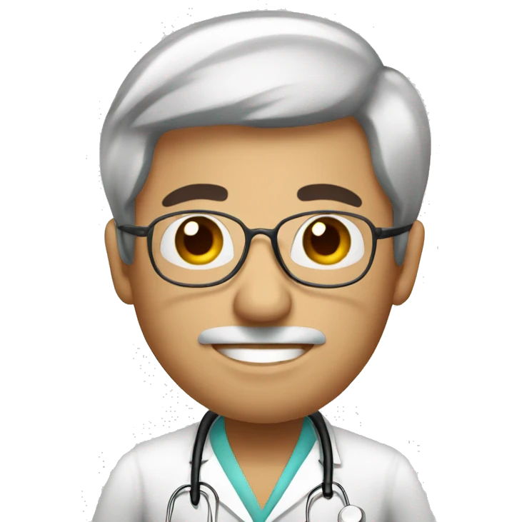 Spanish doctor with a cup of coffee emoji