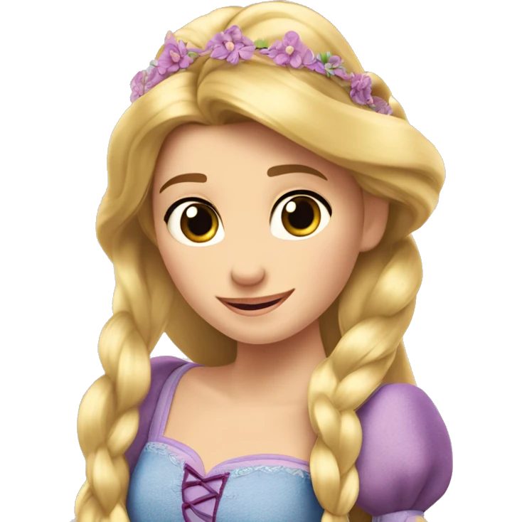 Rapunzel Disney ears ￼ emoji