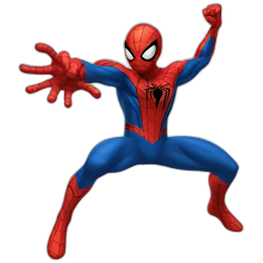 Spider man fighting emoji