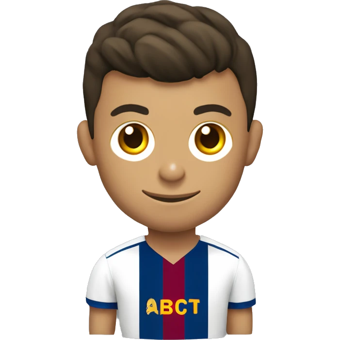 Cristiano ronaldo cr7 camiseta de Barcelona  emoji