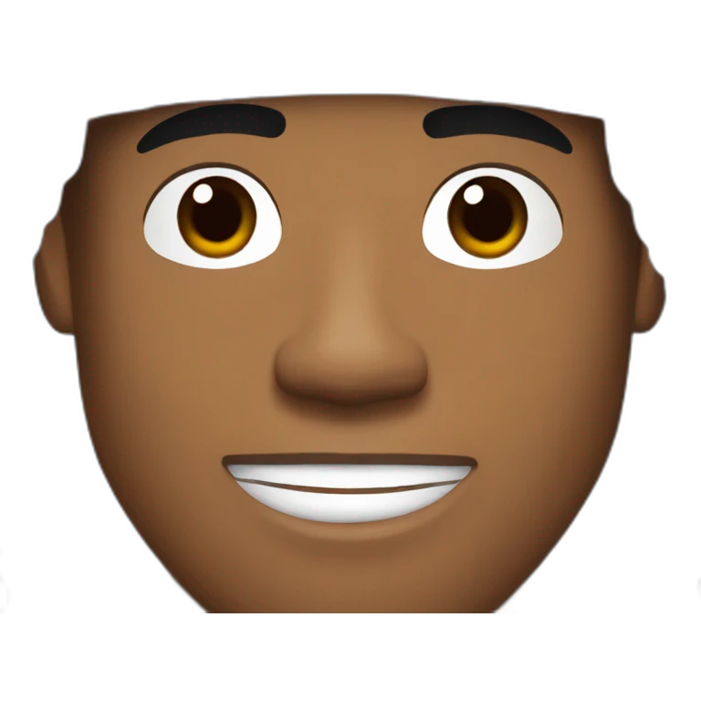 Ronaldinho Face with jersey of Football Club Barcelona emoji