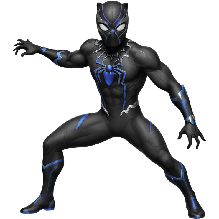 homen aranha pantera negra emoji