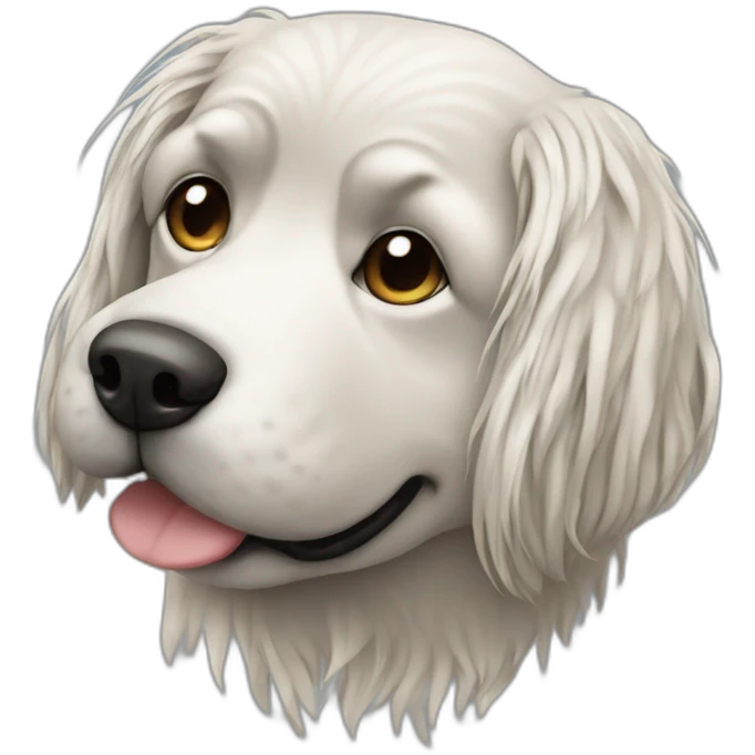 dog mops emoji
