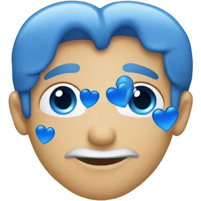 blue heart emoji