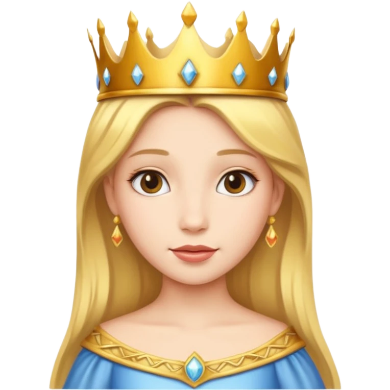 Princess with crown emoji