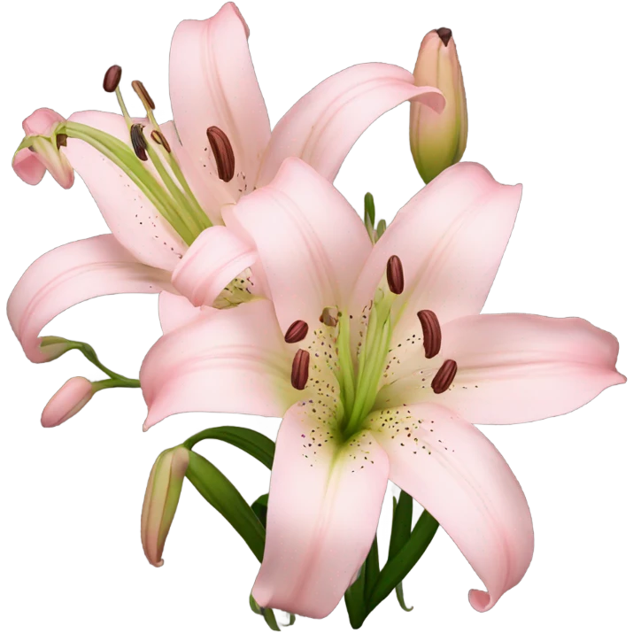 light pink lilium emoji