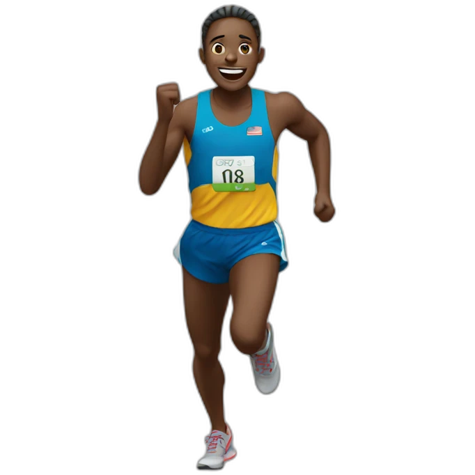 CELEBRATING RUNNER emoji