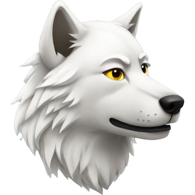 White Wolf  emoji