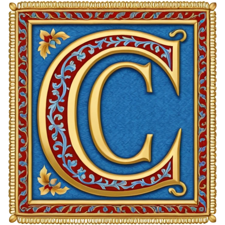  c made out of persian carpet texture emoji