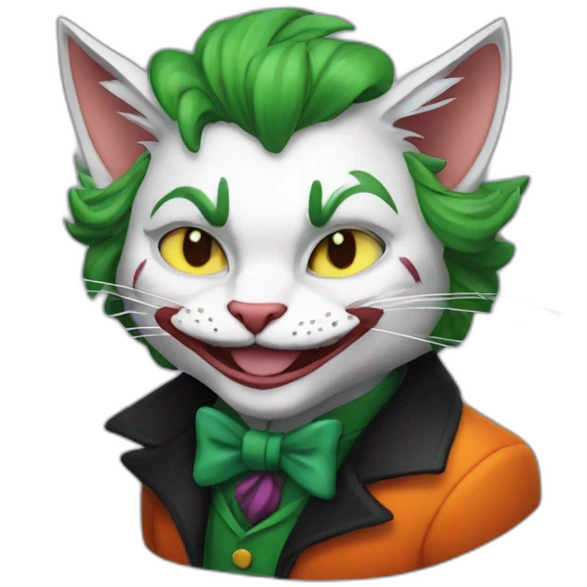 Cat joker emoji