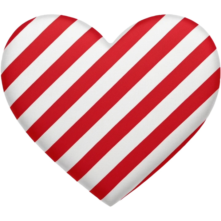 red and white gingham heart emoji