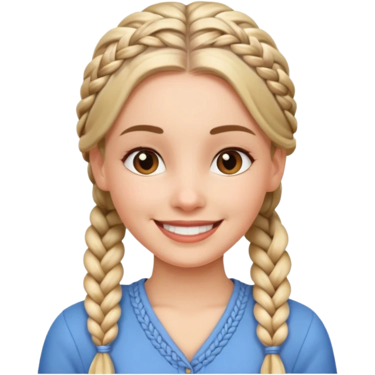 braided haired receptionist emoji