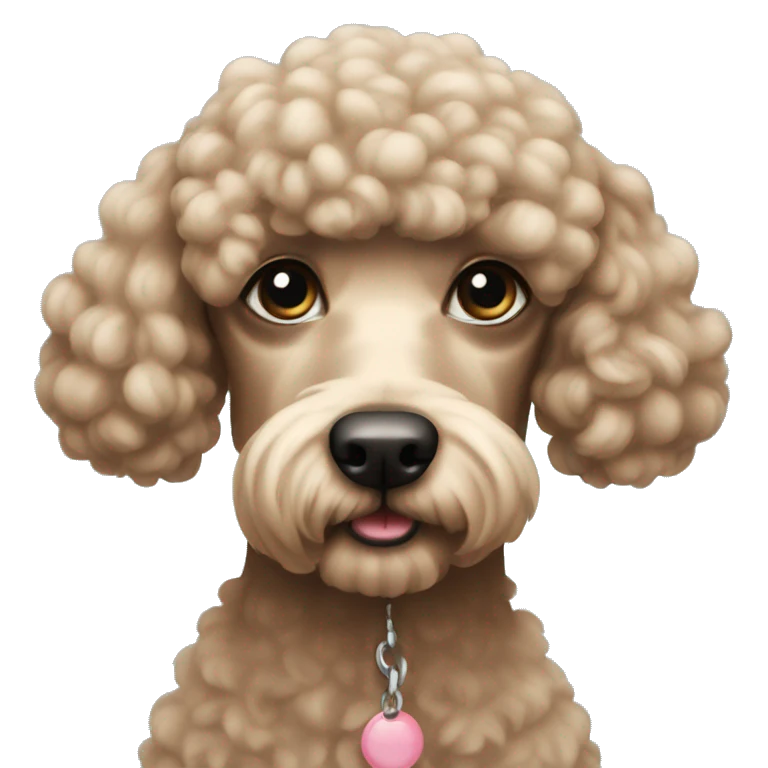 Shaved poodle  emoji