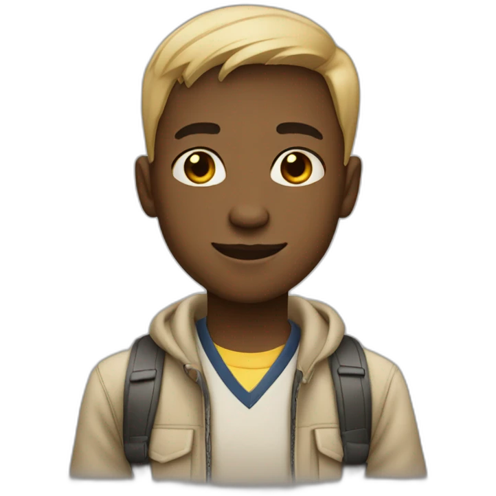 School cool boy skin colour  emoji