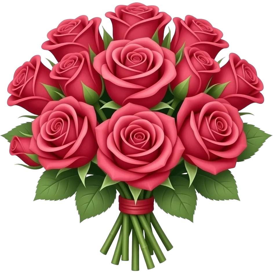 Ramo de rosas emoji