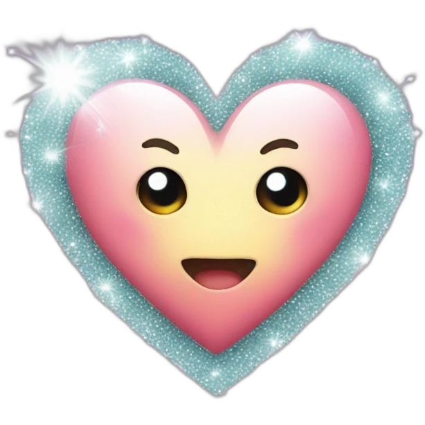 heart with sparkles emoji