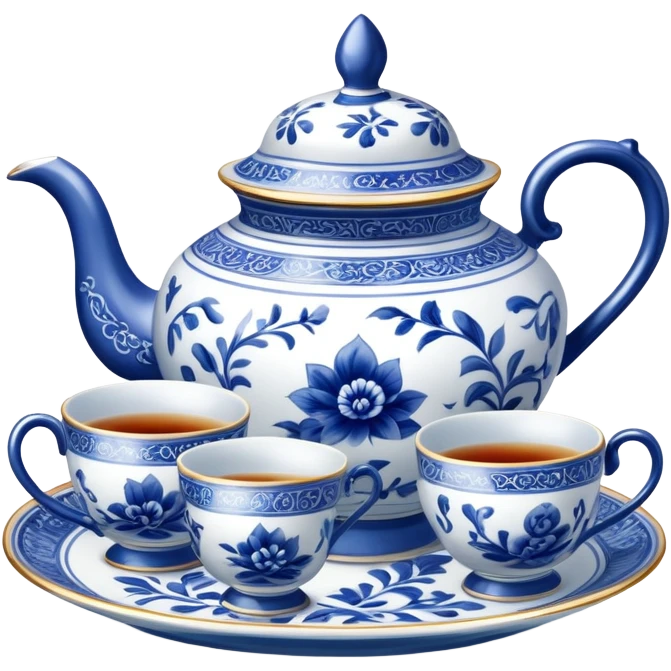 blue chinese tea ceremony emoji