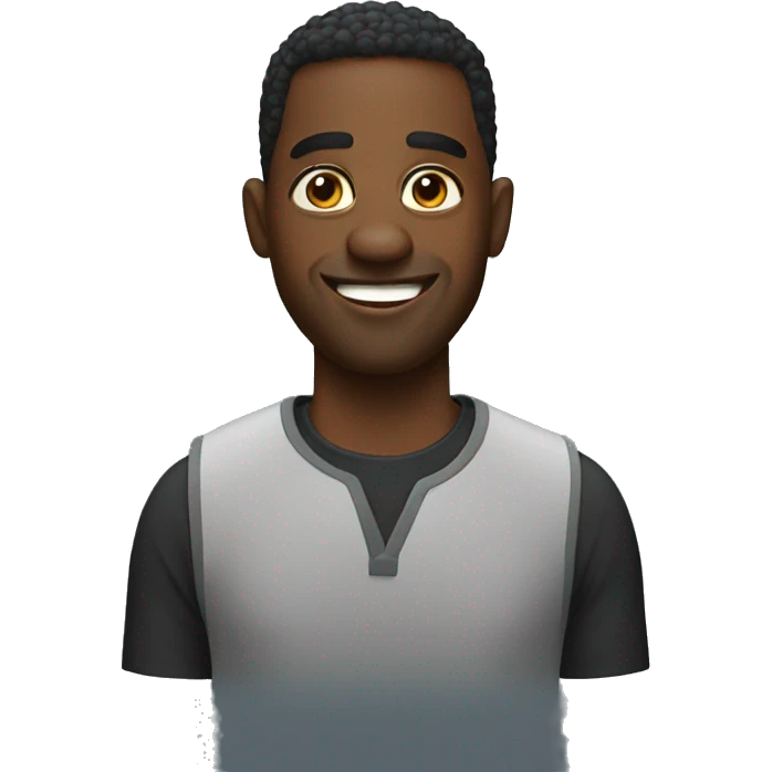 Funny Black Guy emoji