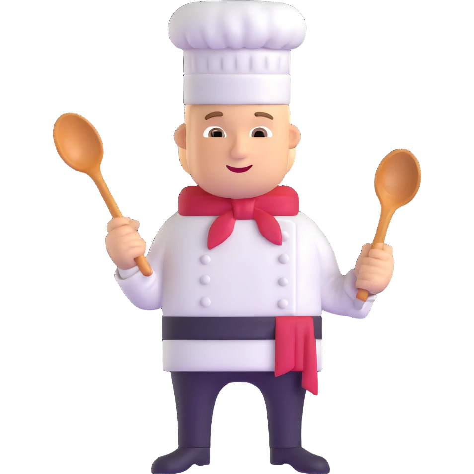 chef holding a spoon emoji