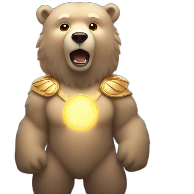 heavenly bear of power emoji