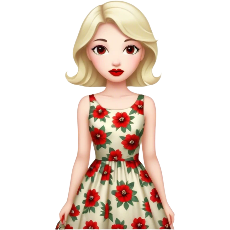 woman dress polish emoji