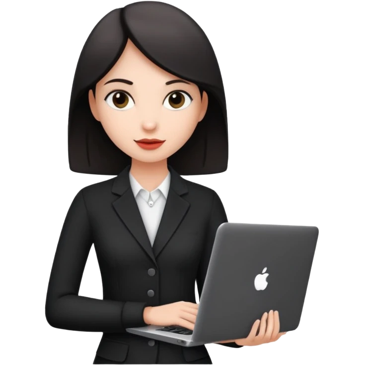 WORKING GIRL LAPTOP emoji