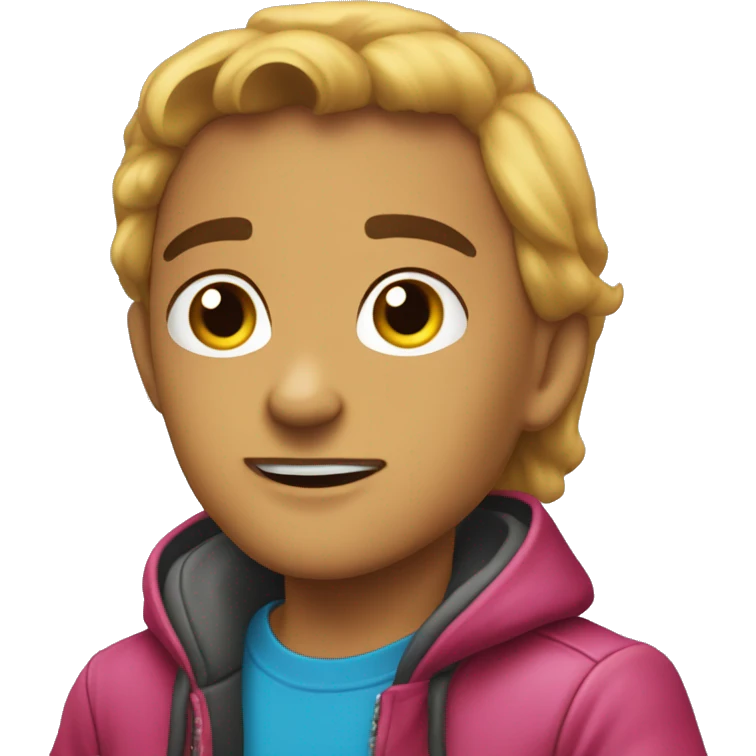 The word ‘Brat’ in Comic book style  emoji