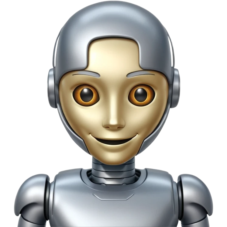 smiling humanoid robot emoji