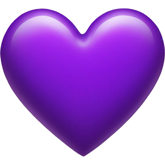 purple heart emoji