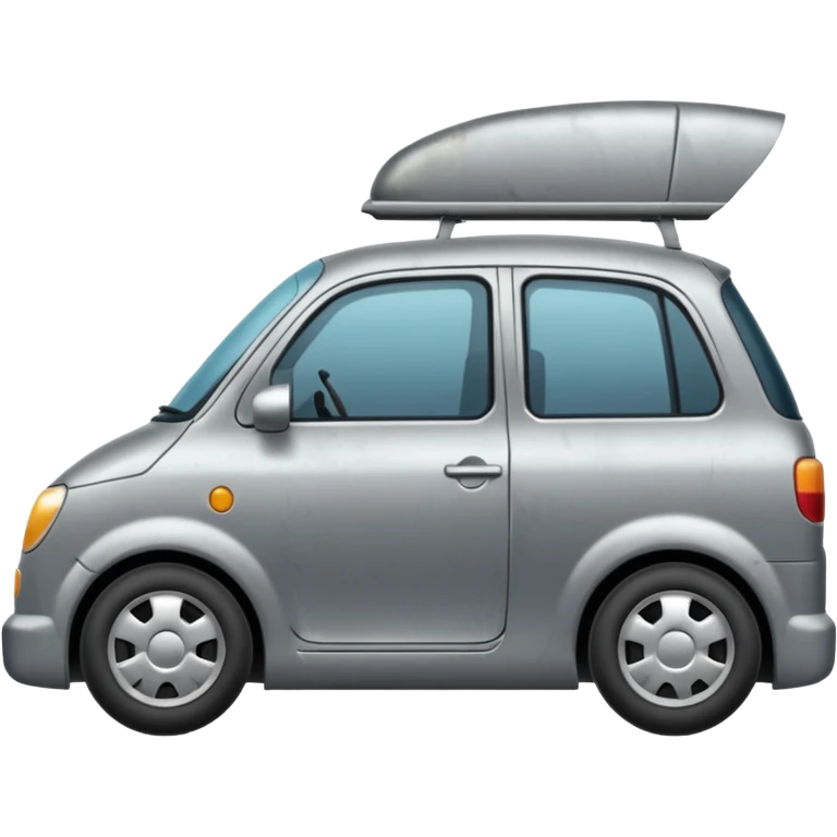 only gray car side door emoji