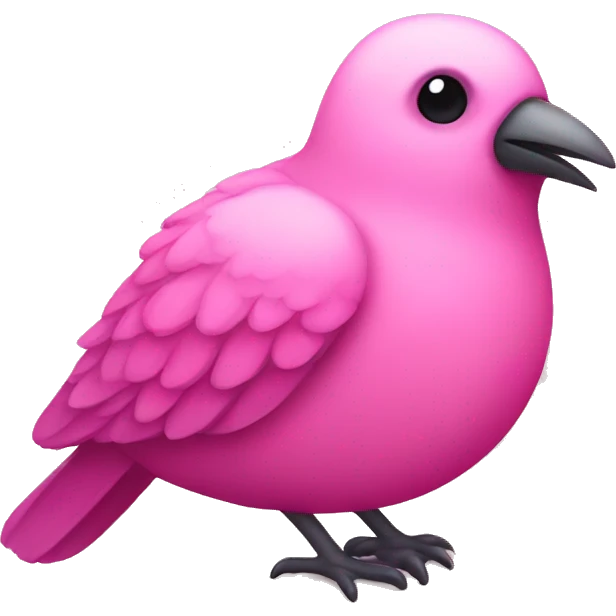 pink bird emoji