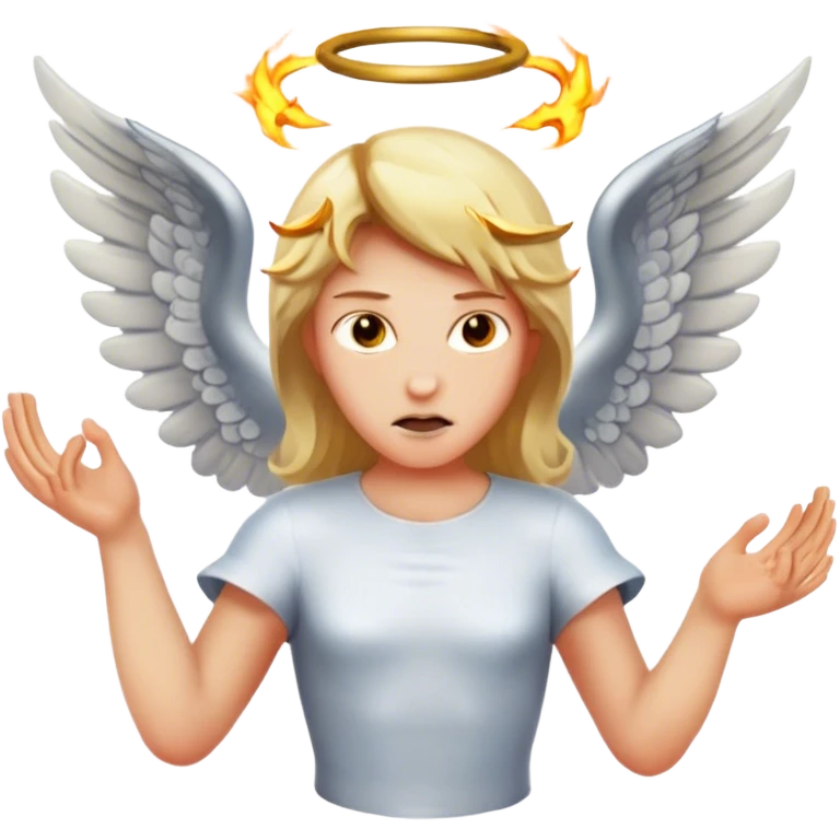 angel fight demons emoji