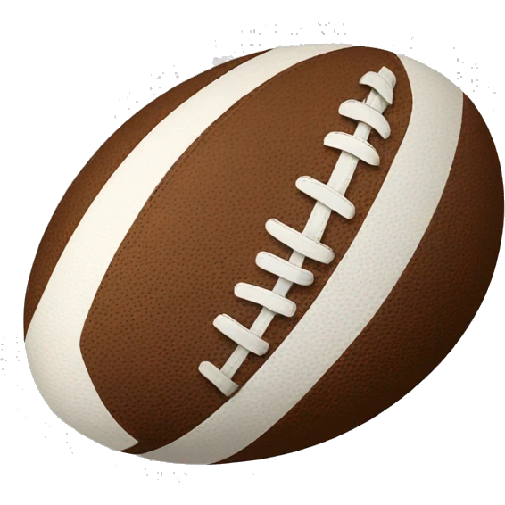 rugby ball emoji
