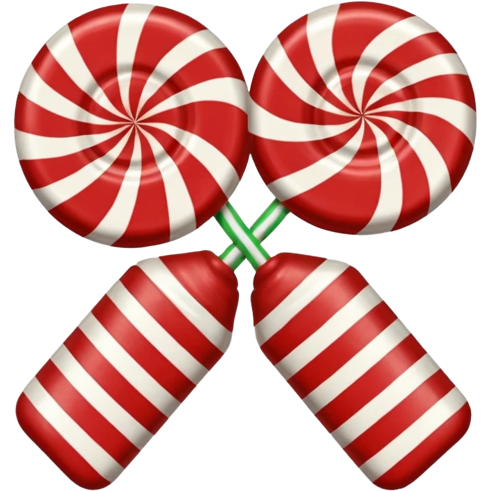 a single christmas candy emoji