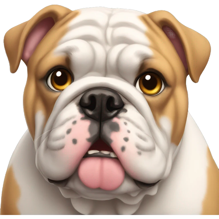 Bulldog frech emoji