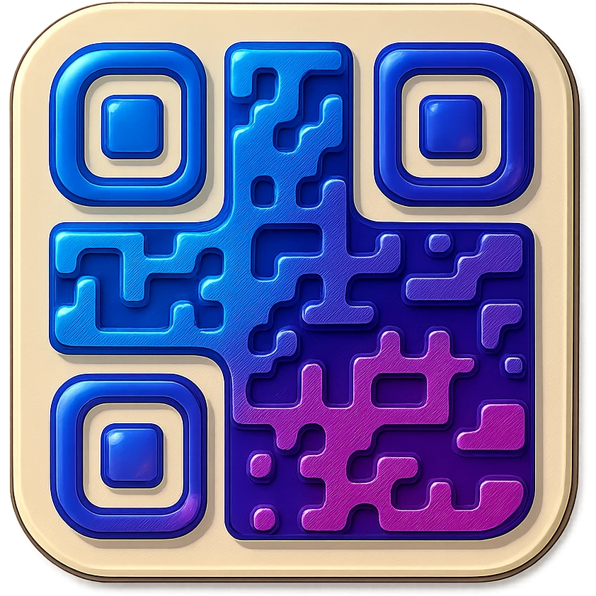 qr code badge emoji