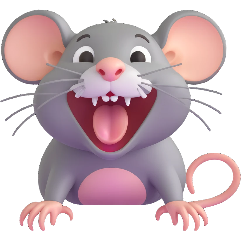 laughing rat emoji
