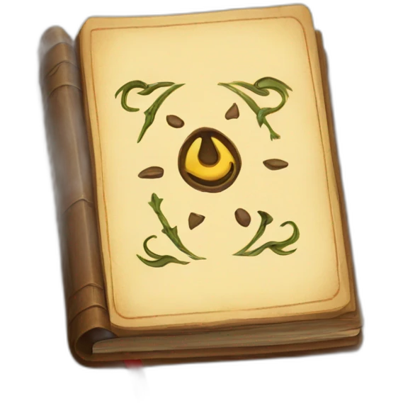 A grimoire emoji