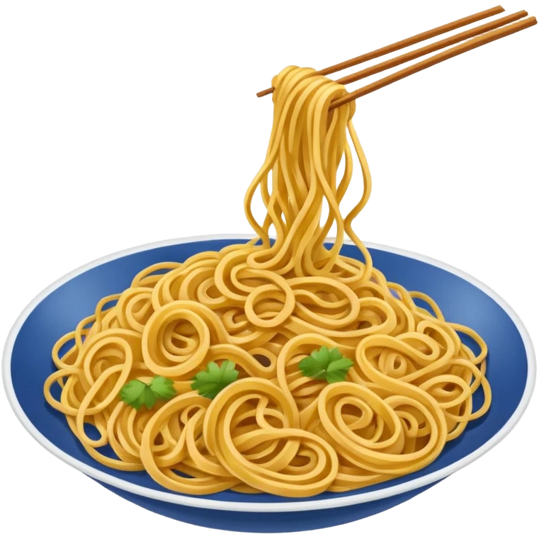 Chow mein and spaghetti  emoji