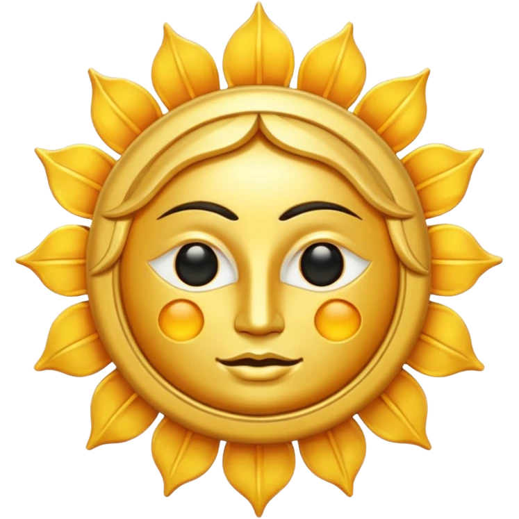 ohm sun face id emoji